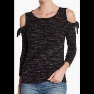 Lucky brand cold shoulder knit shirt